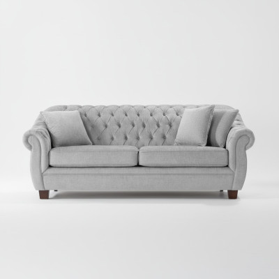 Chesterfield Sofa Couch Podkładka Materiał Kanapy Podkładka Ustawić 3-osobową