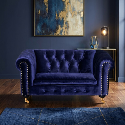 jvmoebel® Sofa narożna z obiciem skórzany kanapa - czarna grupa wypoczynkowa dwuosobowa z ozdobną pikowaną kanapą