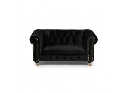 Chesterfield 2-miejscowa klasyczna luksusowa sofa barokowa rococo z tkaniny skórzanej.