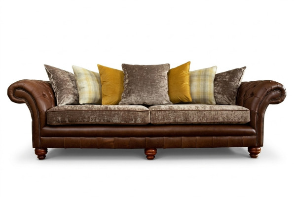 Klasyczna luksusowa kanapa barokowa rokoko Chesterfield sofa Sofa tekstylna skórzana kanapa
