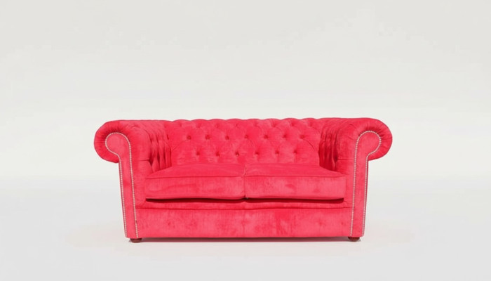jvmoebel ® Sofa Skórzana Kanapa - Design Tapicerka Dwuosobowa Kanapa w Garniturze Czerwona Nowa