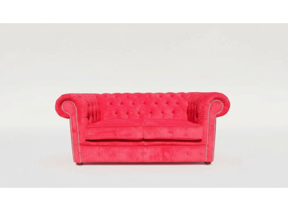 jvmoebel ® Sofa Skórzana Kanapa - Design Tapicerka Dwuosobowa Kanapa w Garniturze Czerwona Nowa