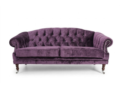 Barokowa Sofa Rokokowa Włókienniczy Aksamit Chesterfield - designerskie kanapy