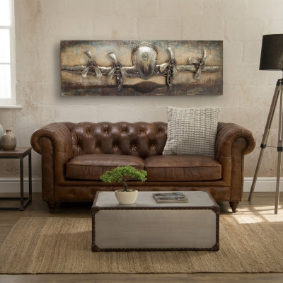 jvmoebel ® Sofa Skórzana Kanapa - Design Tapicerki Dwuosobowa Kanapa Komplet Brązowa