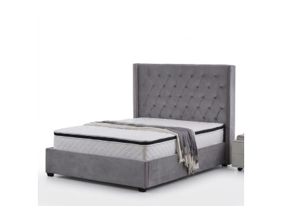 Łóżko Chesterfield Łóżko tapicerowane Luxury Sypialnia Design łóżka Włókiennicze Skóra Nowe