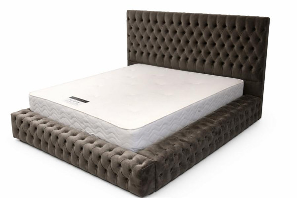 Chesterfield Włókienniczy Łóżko Sypialnia łóżko Podwójna Podkładka 140/160/180/200 cm
