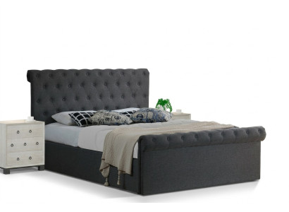 Chesterfield Classic Design Łóżko Podkładka do łóżka włókienniczego 140x200cm