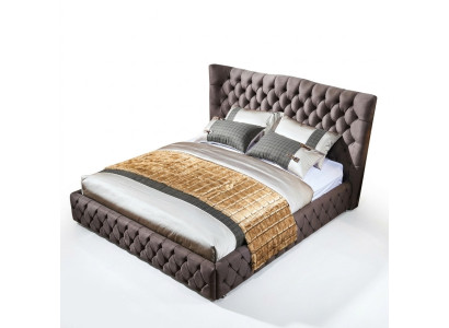 Chesterfield Big Łóżko Big Zagłówek Ears bed Podkładka Podwójne łóżko