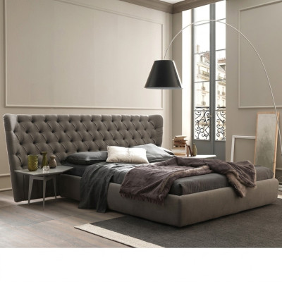 Duże Chesterfield Luxury Podwójne łóżko Designerskie Meble Sypialnia