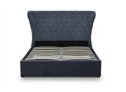 Chesterfield Łóżko Design Sypialnia Angielskie łóżko Włókienniczy Podkładka