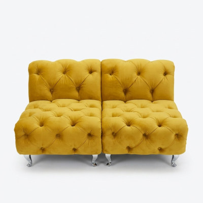 Chesterfield Hotel Double Skóra Łóżko Sypialnia Podkładka Luksusowe łóżko 200x200cm