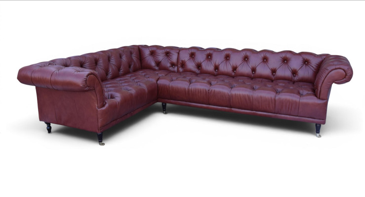 Narożnik Noble Chesterfield Podkładka Ustawić -Wykonane na miarę