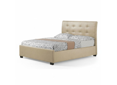 Chesterfield Design Podkładka Angielska Łóżko Szare łóżko 160/180x200 cm Podwójne łóżko