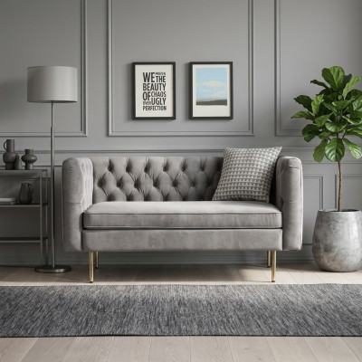 Designerskie białe Chesterfield Podwójne łóżko luksusowe Sypialnia łóżka