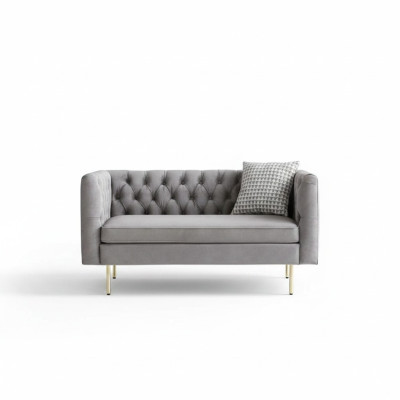 Designerskie białe Chesterfield Podwójne łóżko luksusowe Sypialnia łóżka