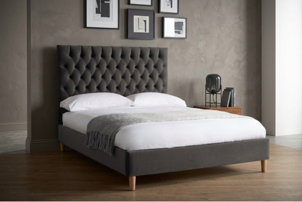 Łóżko Chesterfield Łóżko tapicerowane luksusowe podwójne łóżko designerskie Sypialnia