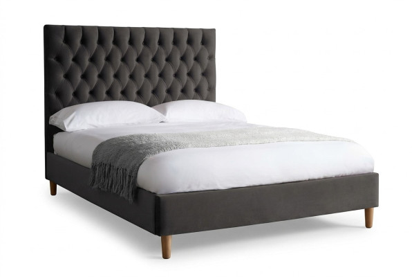 Łóżko Chesterfield Łóżko tapicerowane luksusowe podwójne łóżko designerskie Sypialnia