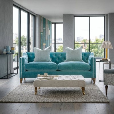 Chesterfield Sofa 2-miejscowa kanapa tapicerowana Designer Sofa Sofas Komplet dwuosobowy