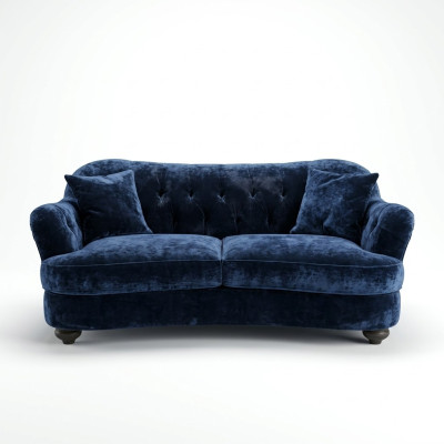 Sofa Luxury Włókienniczy Chesterfield Couch Sofy Podkładka 3 miejsce siedzące Kanapy Materiał Nowość