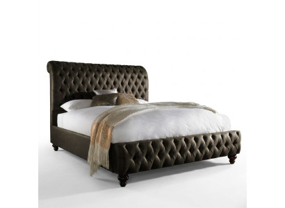 Chesterfield Włókienniczy Łóżko Sypialnia łóżko Podwójna Podkładka 140/160/180/200 cm