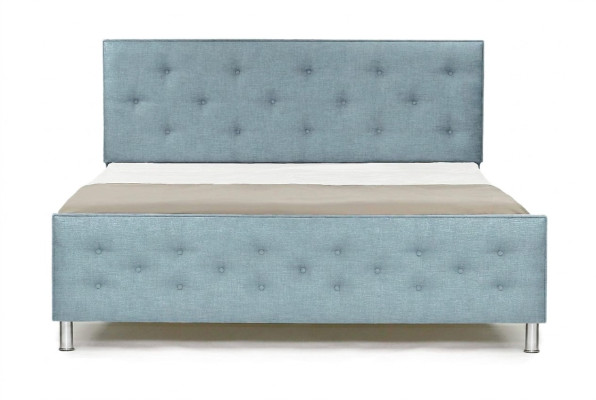 Chesterfield Design English 140/160/180x200 łóżka Podwójne łóżko Turkis Podkładka