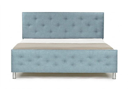 Chesterfield Design English 140/160/180x200 łóżka Podwójne łóżko Turkis Podkładka