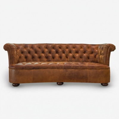 Chesterfield Skóra Podkładka Design Sofa Luxury Couch Classic Sofa 3 miejsce do siedzenia Nowość