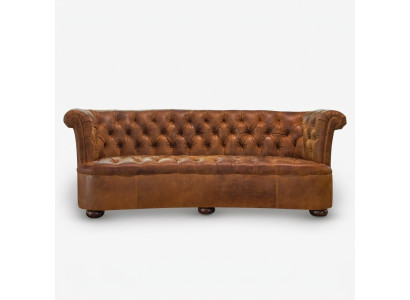 Chesterfield Skóra Podkładka Design Sofa Luxury Couch Classic Sofa 3 miejsce do siedzenia Nowość