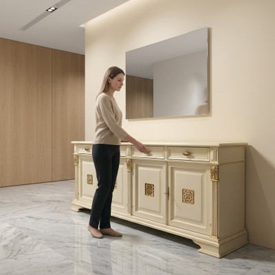 lustro ścienne Dekoracja Meble Living Dekoracja Wnętrz Ściana Lustro