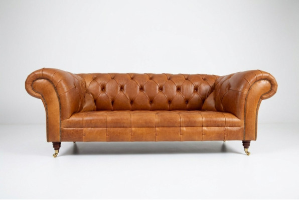 Sofa Chesterfield Aksamit trzyosobowe sofy projektowe Podkładka kanapy kanapa Aksamit 220cm