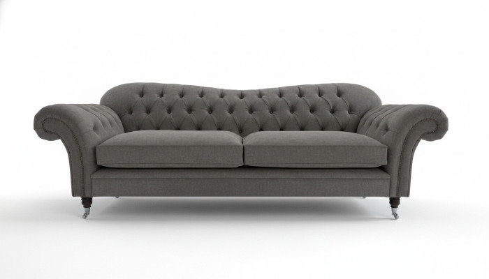 Sofa materiałowa Chesterfield Zestaw sofowy 4 miejsca do siedzenia Ustawić Design Nowoczesna sofa