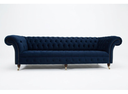 Sofa Chesterfield Aksamit sofy czteroosobowe Podkładka kanapy kanapa Aksamit 265cm