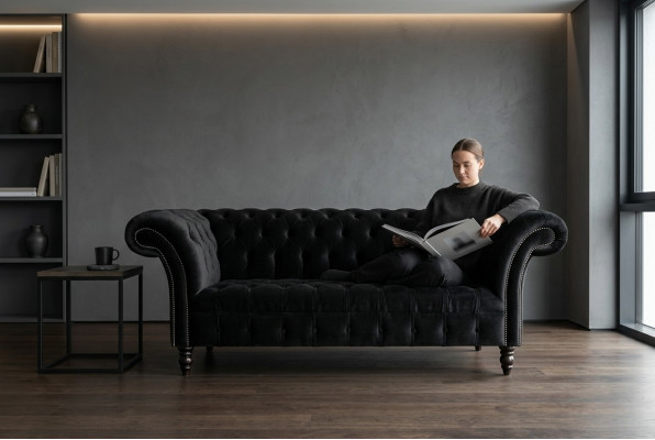 Sofa dwuosobowa materiałowa Kanapy Sofa Zestaw tapicerki Tapicerka Trzyosobowa Nowa