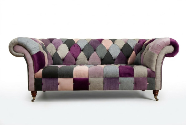 Chesterfield Sofa 3 miejsce do siedzenia Podkładka Designer Couches Sofy Ustawić trzymiejscowe