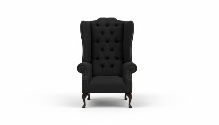 Fotel uszak Chesterfield Sofa Tapicerowany Fotel Krzesło Salon Relaks Klub
