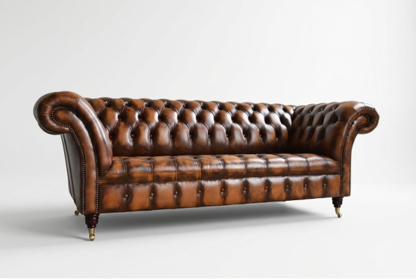 Luksusowa Designerska Sofa Kanapa Podkładka Trzy miejsce do siedzenia Skóra Kanapy Sofy 3er Siedziba Nowe