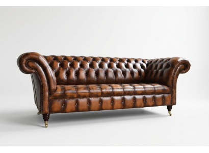 Luksusowa Designerska Sofa Kanapa Podkładka Trzy miejsce do siedzenia Skóra Kanapy Sofy 3er Siedziba Nowe