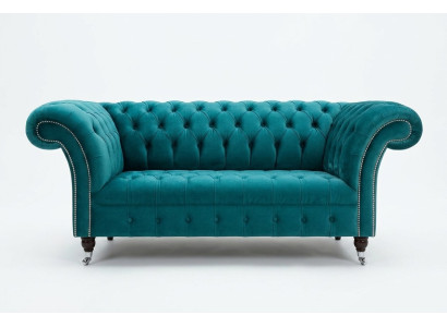 Chesterfield Velvet Sofa Kanapa Pokrycia 2-osobowa Kanapa Sztuczne Sofy Kanapy Nowe