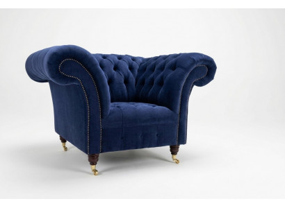 Fotel Projekt Kanapa Sofa Fotel Aksamit Klub Tapicerka Luksusowe Uszy Siedzisko Relaks