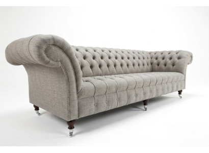 Sofa Włókiennicza Materiał Kanapa Chesterfield duże sofy xxl couchen Siedziba 265cm Podkładka