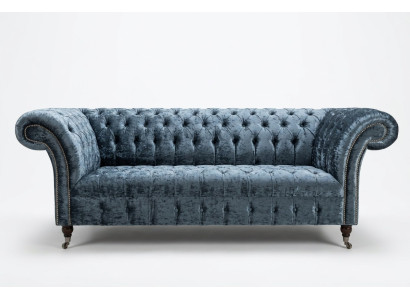 Pokój dzienny Chesterfield sofa kanapa projekt Włókienniczy kanapy sofy trzyosobowe szare