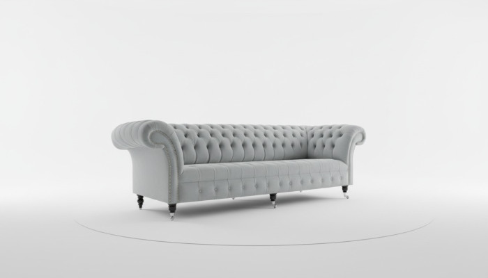 Sofa Włókiennicza Materiał Kanapa Chesterfield duże sofy xxl couchen Siedziba Podkładka 265cm