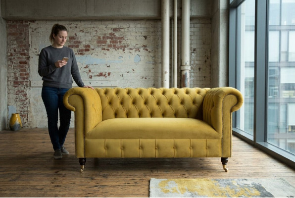 Sofa 2 osobowe. Kanapy designu Obicia nowoczesne tkaniny tapicerskie Dwuosobowe Nowe.