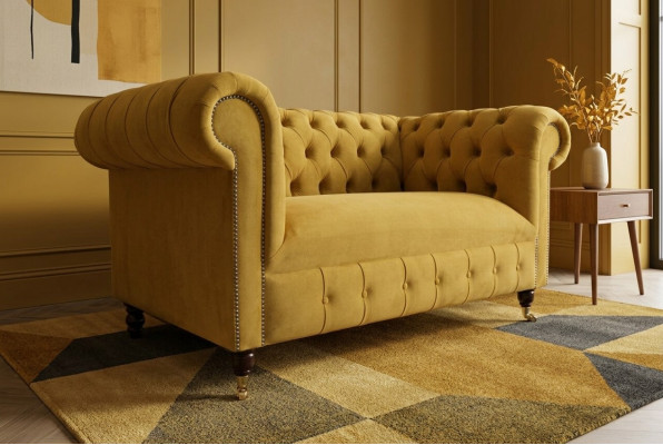 Sofa 2 osobowe. Kanapy designu Obicia nowoczesne tkaniny tapicerskie Dwuosobowe Nowe.