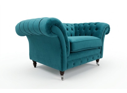 Chesterfield Sofa Kanapa Sofa Komplet Obiciowy 1,5-miejscowa sofa Klasyka Fotel