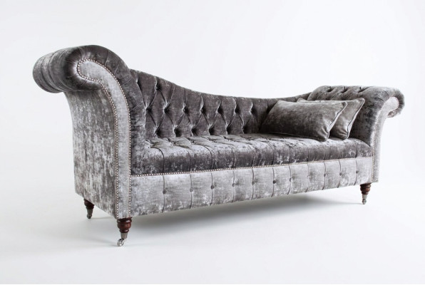 Gray Designer 3 miejsce do siedzenia Chesterfield Couch Podkładka Sofas Design Sofa