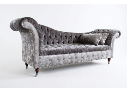 Gray Designer 3 miejsce do siedzenia Chesterfield Couch Podkładka Sofas Design Sofa