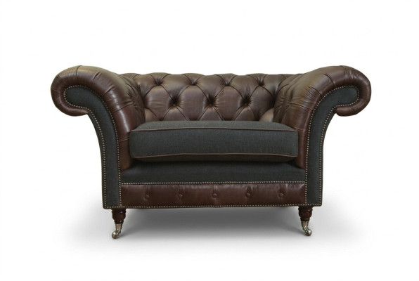 Chesterfield Sofa Couch Zestawienie Pokrowców 1,5-osobowe sofy Klasyczne Fotele jednoosobowe