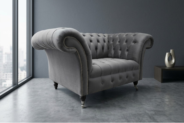 Chesterfield Sofa Kanapa Sofa Wieloosobowa 1,5 Miejscowa Kanapa Klasyczny Fotel Jedenosobowy