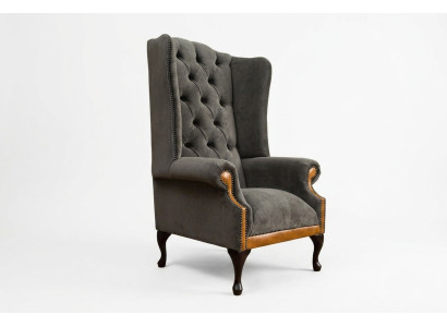 Chesterfield Velvet Fotel Sofa Tapicerowane Sofy Design Luksusowa Kanapa Relaks Telewizja Nowa